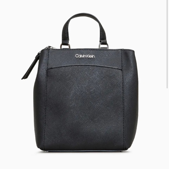 Calvin klein hayden saffiano leather backpack - Picture 1 of 8